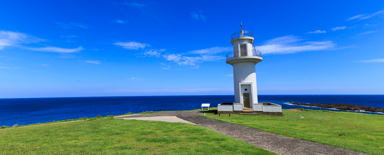 宇久島　野方海岸（対馬瀬灯台）