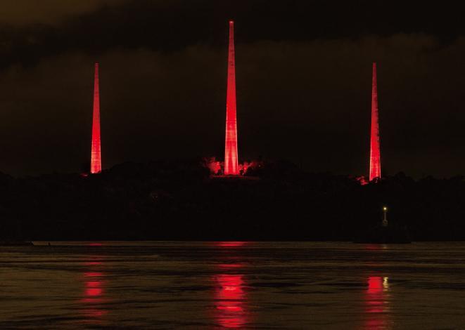 針尾送信所ライトアップと夜間公開のお知らせ-1