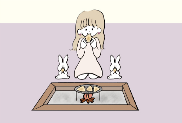 古民家でいろり-1