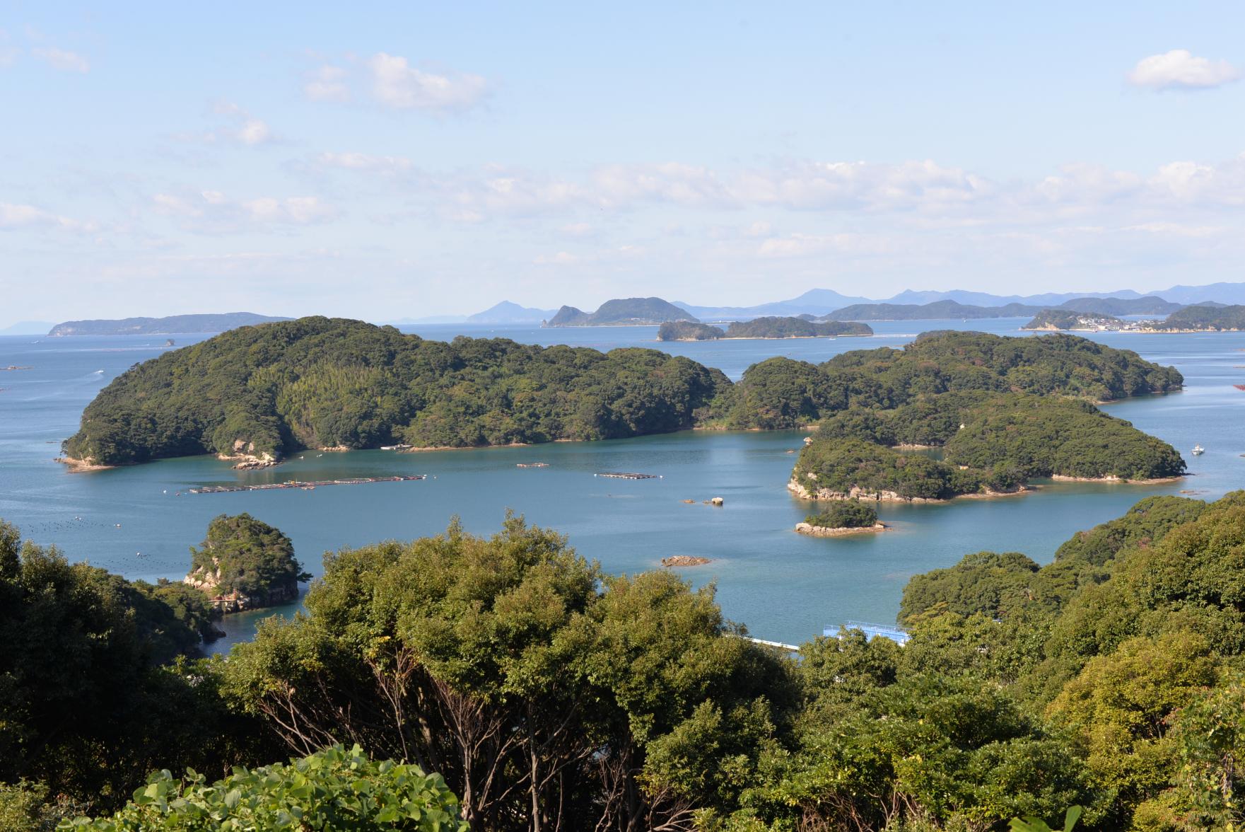 九十九島を一望する絶景スポット　船越展望所-0