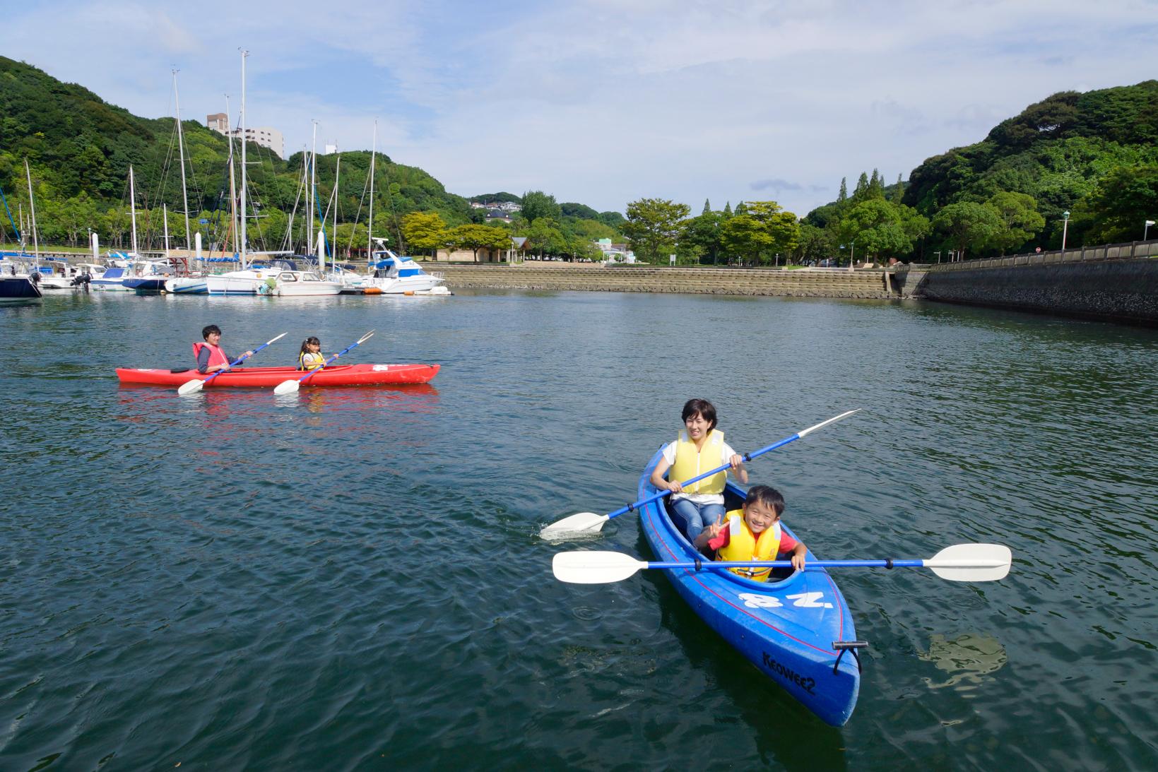 風と海を肌で感じる九十九島（くじゅうくしま）カヤック-3