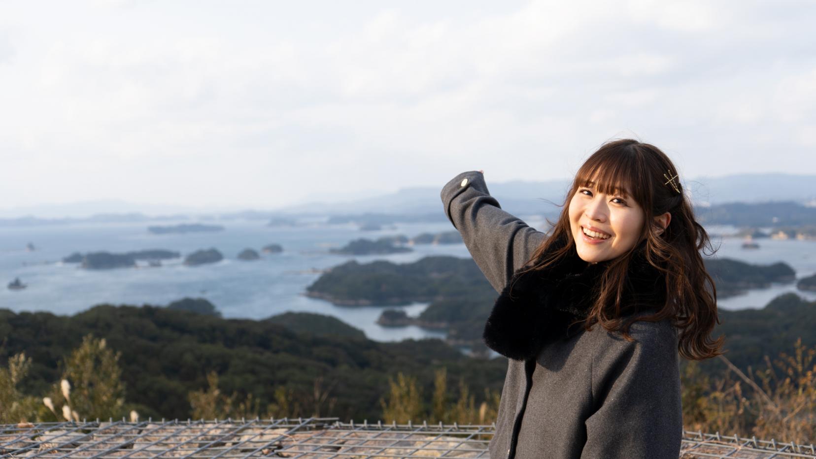 1. 九十九島観光公園（ロケ地：フジテレビ月9ドラマ「君が心をくれたから」-1