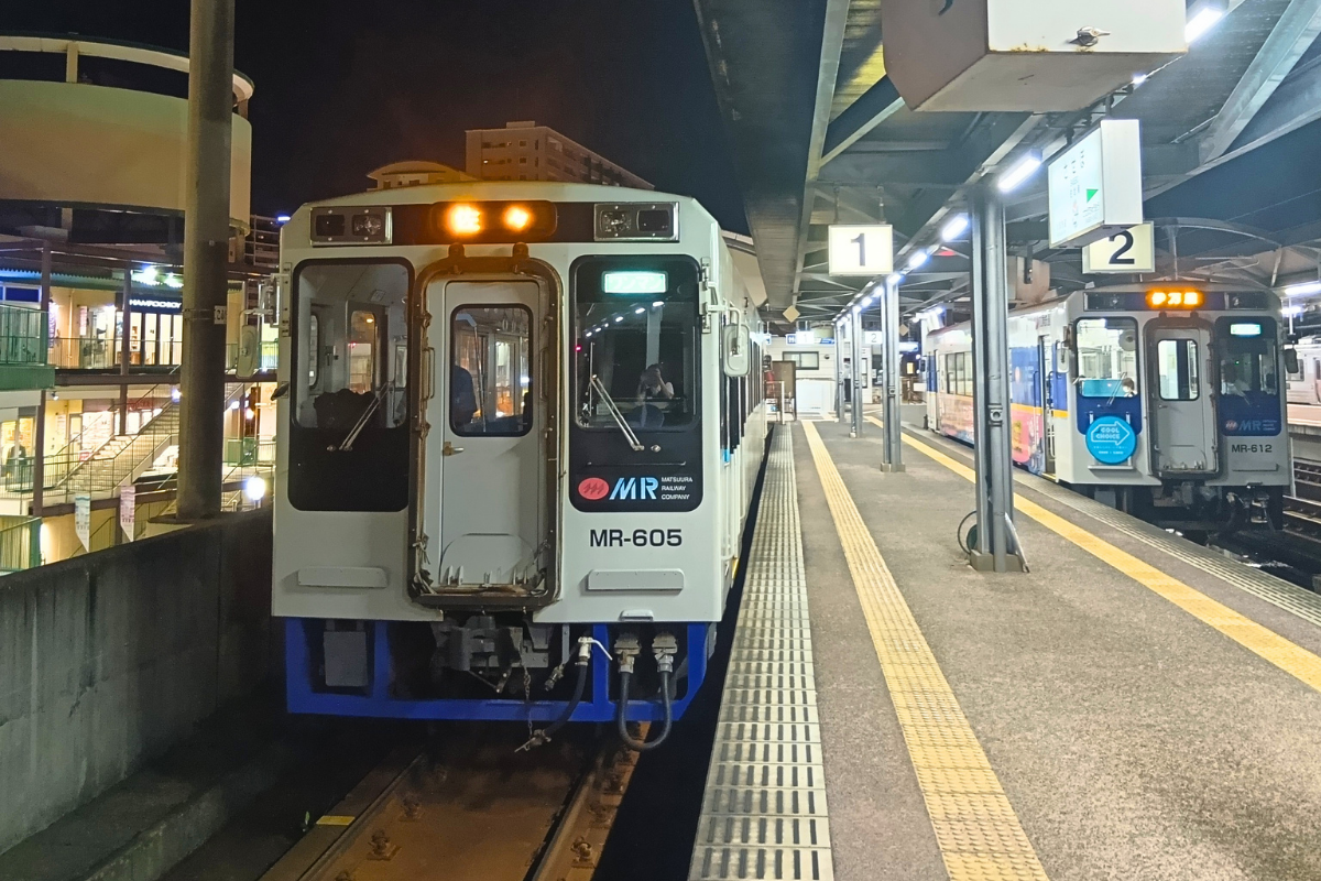 SASEBOの夜の帰り道-1