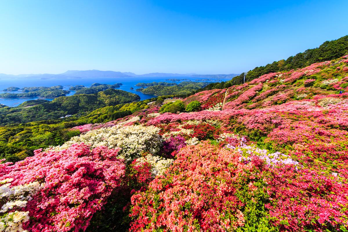 つつじと「九十九島」が織りなす絶景！「長串山公園」-0