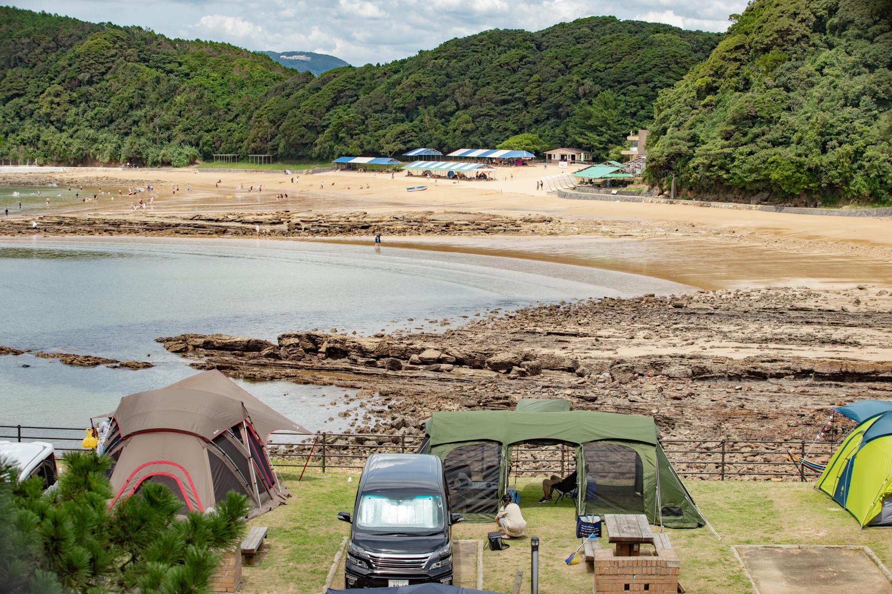 佐世保最大の海水浴場「白浜海水浴場」と「白浜キャンプ場」で海をたらふく楽しむ！-3