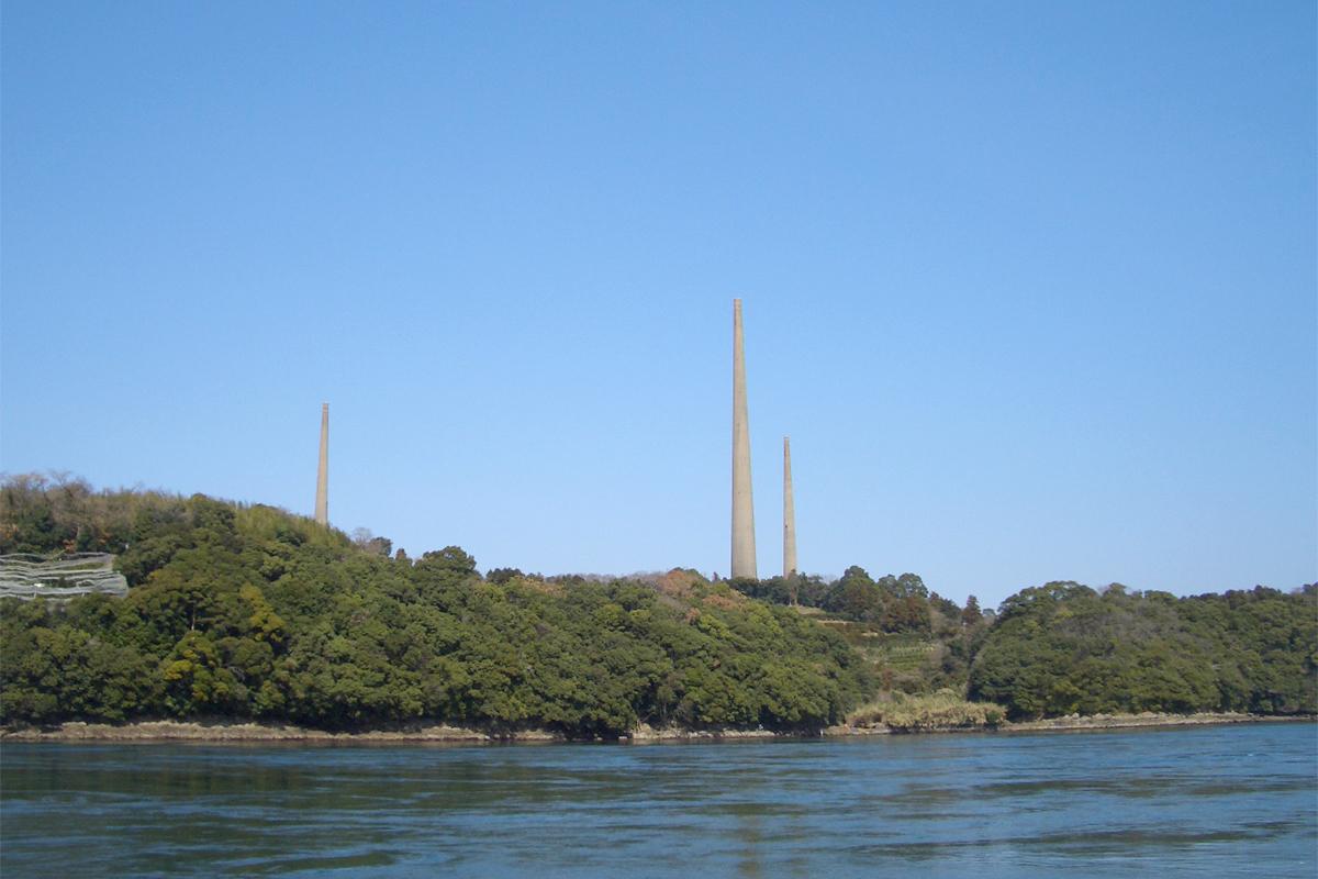 日本一を記録した、コンクリート製の三本の塔がそびえる「針尾送信所」-6