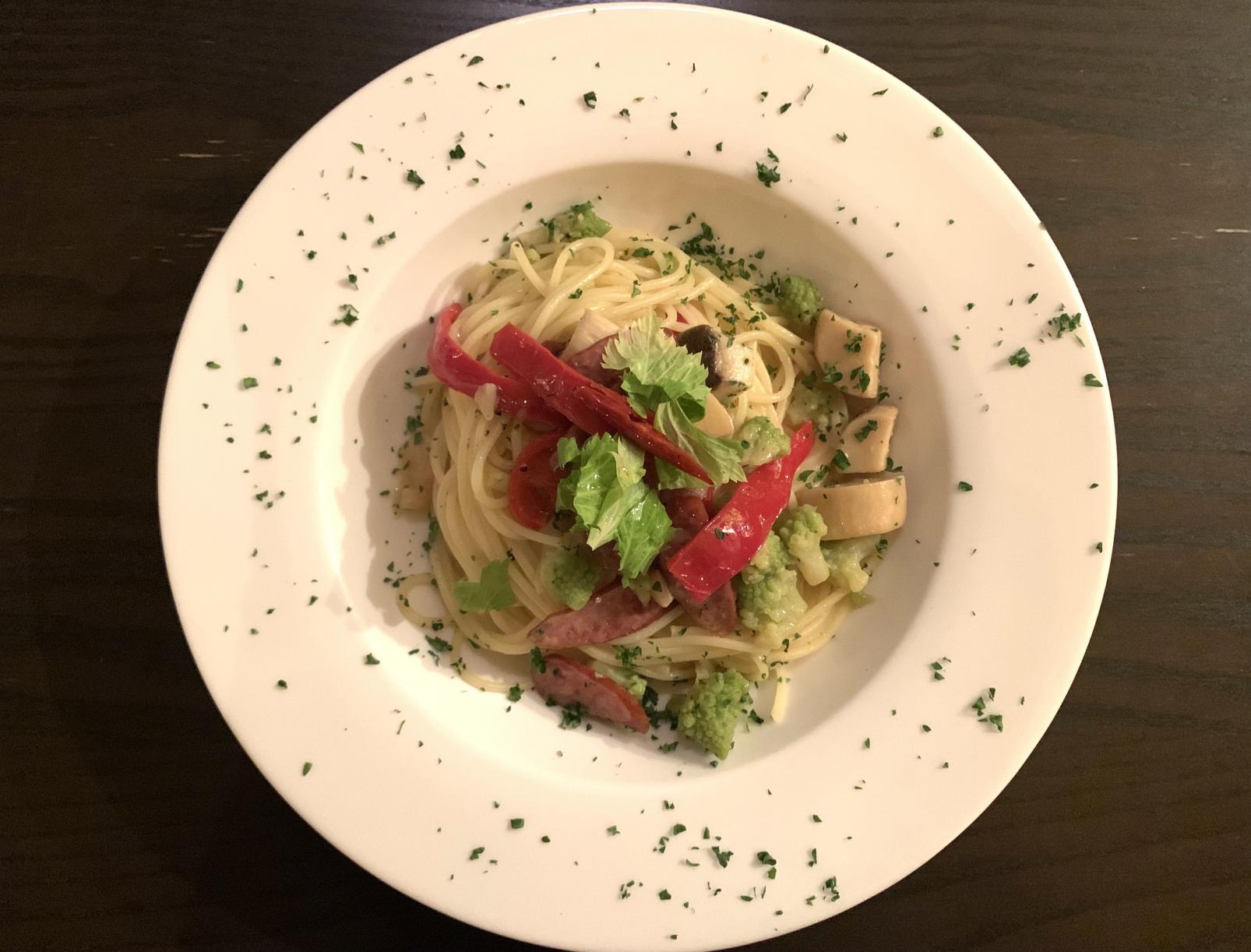 ペペロンチーノパスタ-2