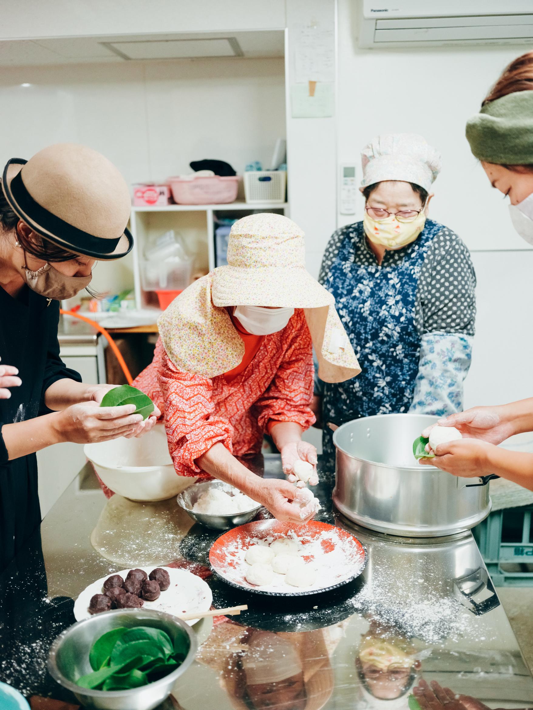 【黒島】ふくれ饅頭作り体験-1