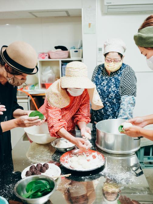 【黒島】ふくれ饅頭作り体験-1