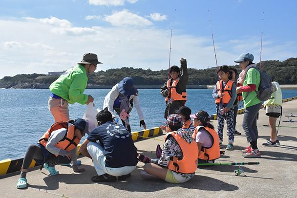 【宇久島】波止場釣り体験-1