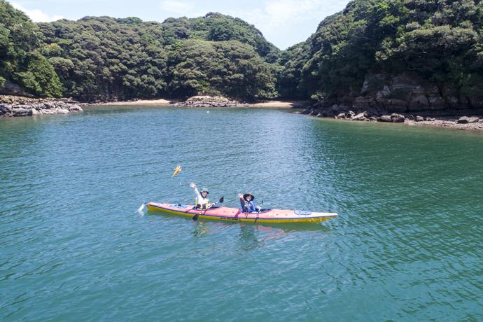 【※こちらのツアーはただいま休止中です】九十九島の海を満喫！国立公園の無人島を巡るシーカヤックツアー-8