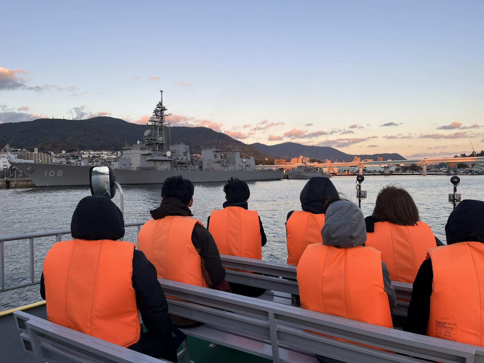 SASEBO軍港クルーズ　夕暮れ　特別便-1
