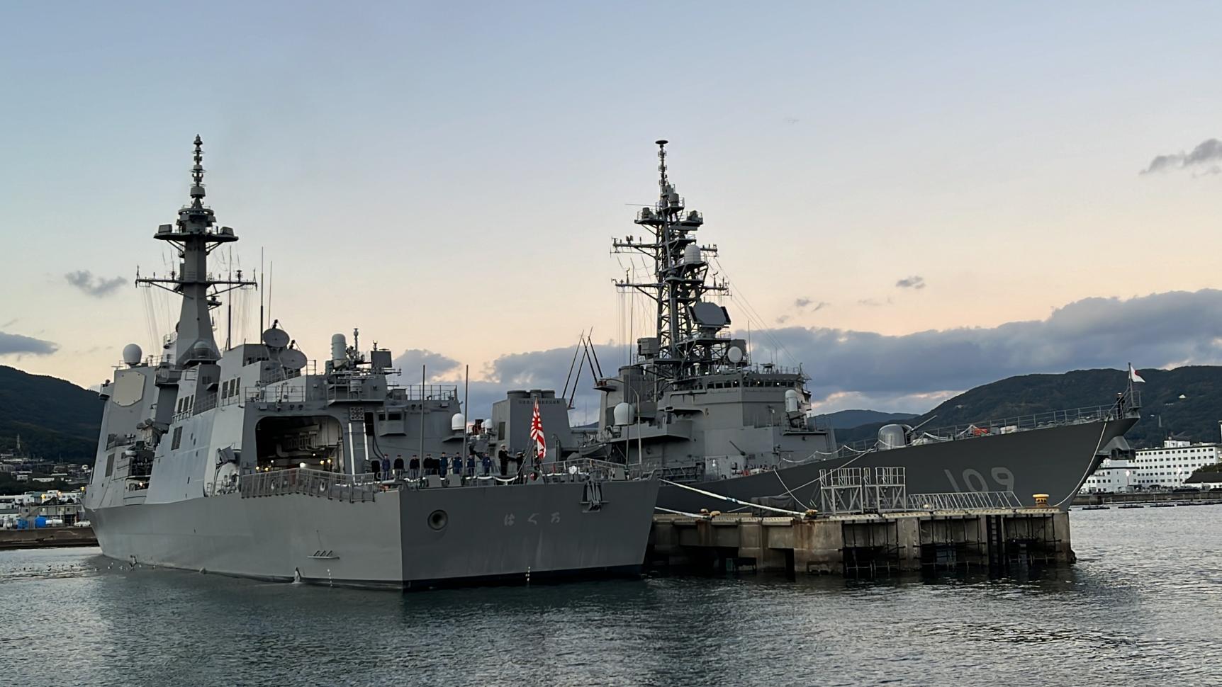 SASEBO軍港クルーズ　夕暮れ　特別便-3