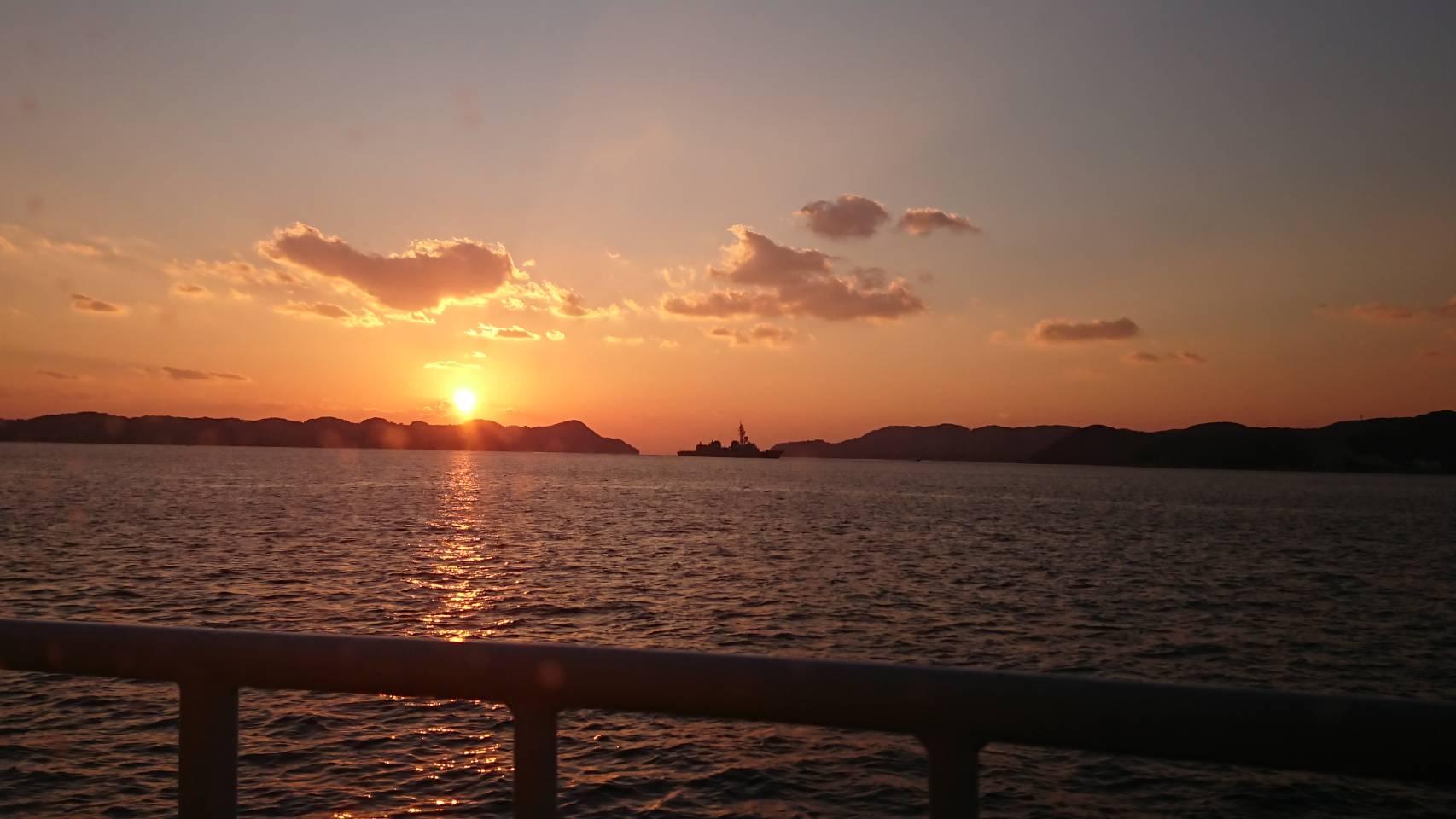 SASEBO軍港クルーズ　夕暮れ　特別便-2