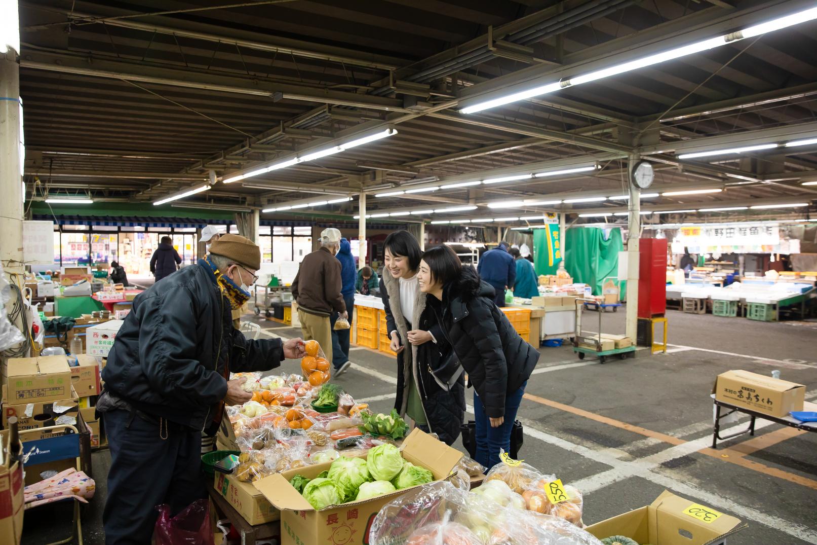 佐世保朝市メシ-2