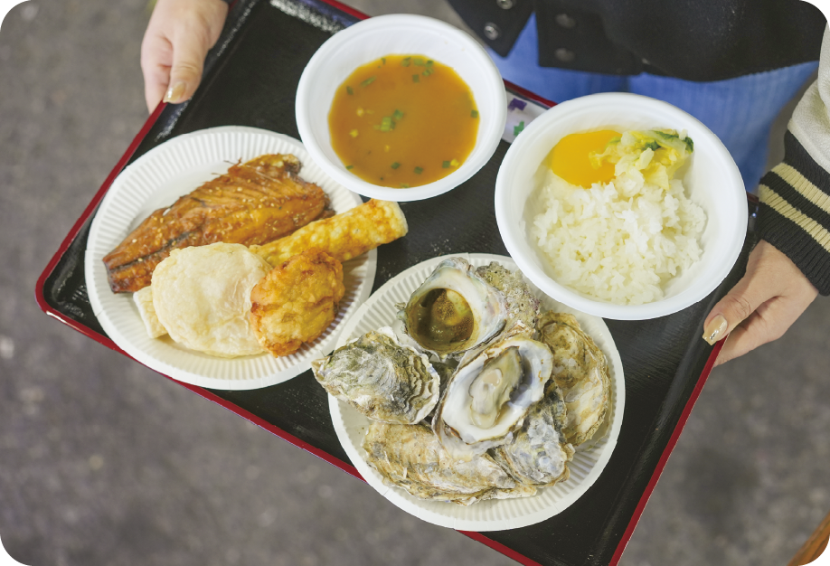 佐世保朝市メシ-4