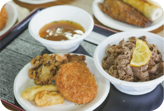 佐世保朝市メシ-3