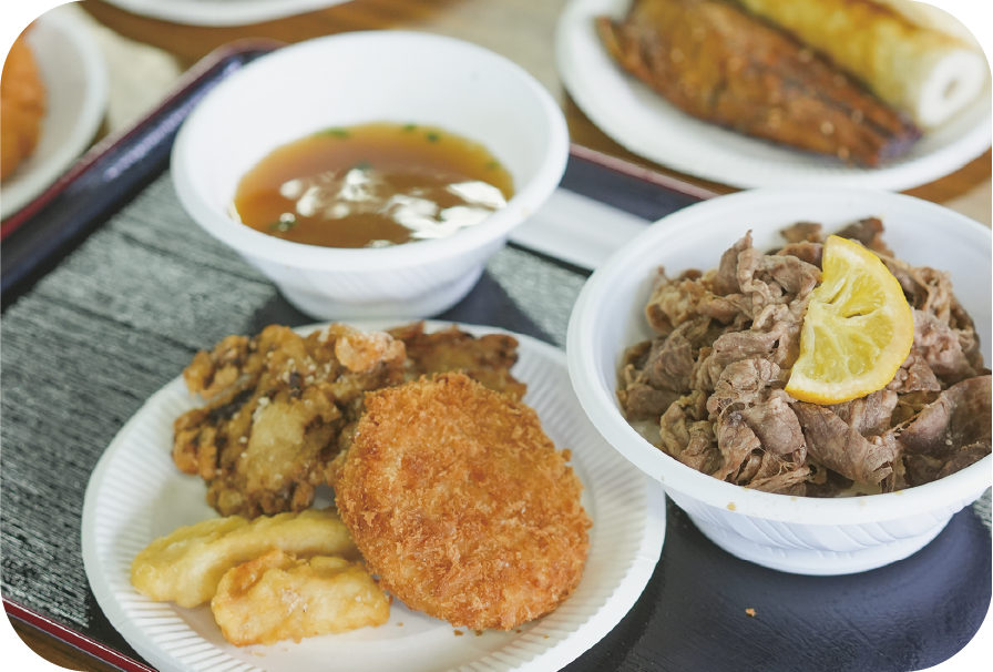 佐世保朝市メシ-3