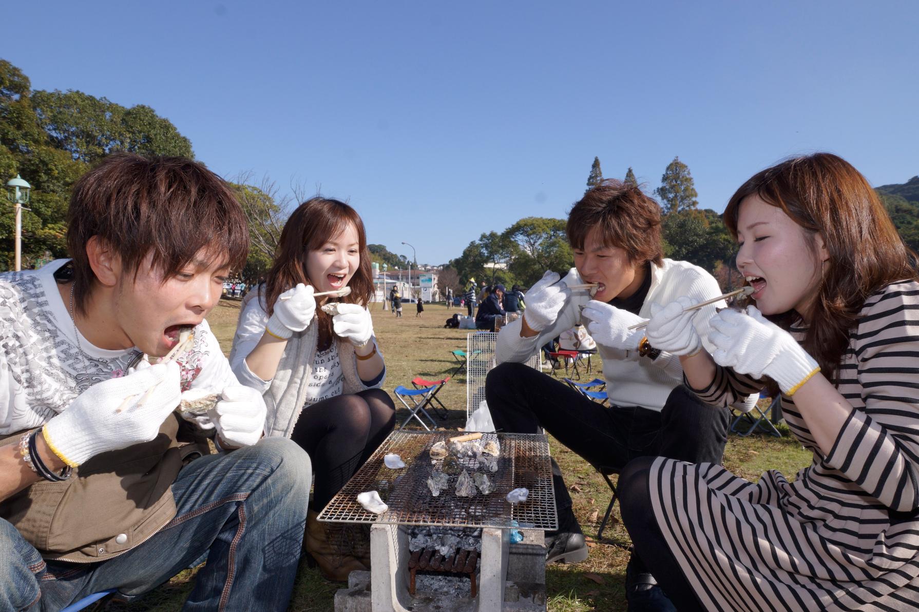 九十九島かき食うカキ祭り（冬の陣）-8