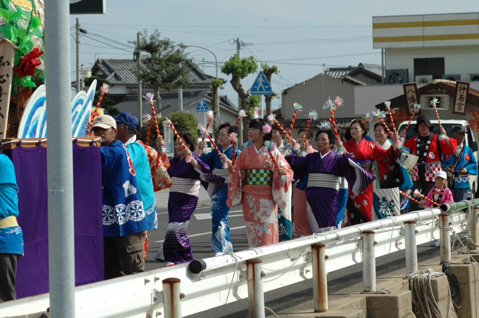 【宇久島】神島神社例大祭（おくんち）-2